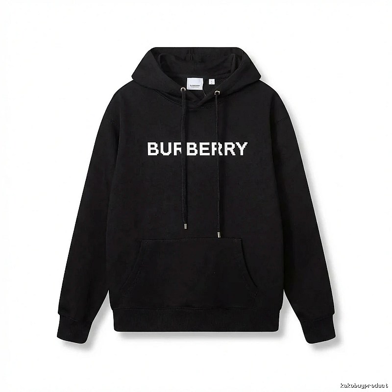 Burberry pixel-style black sweatshirt