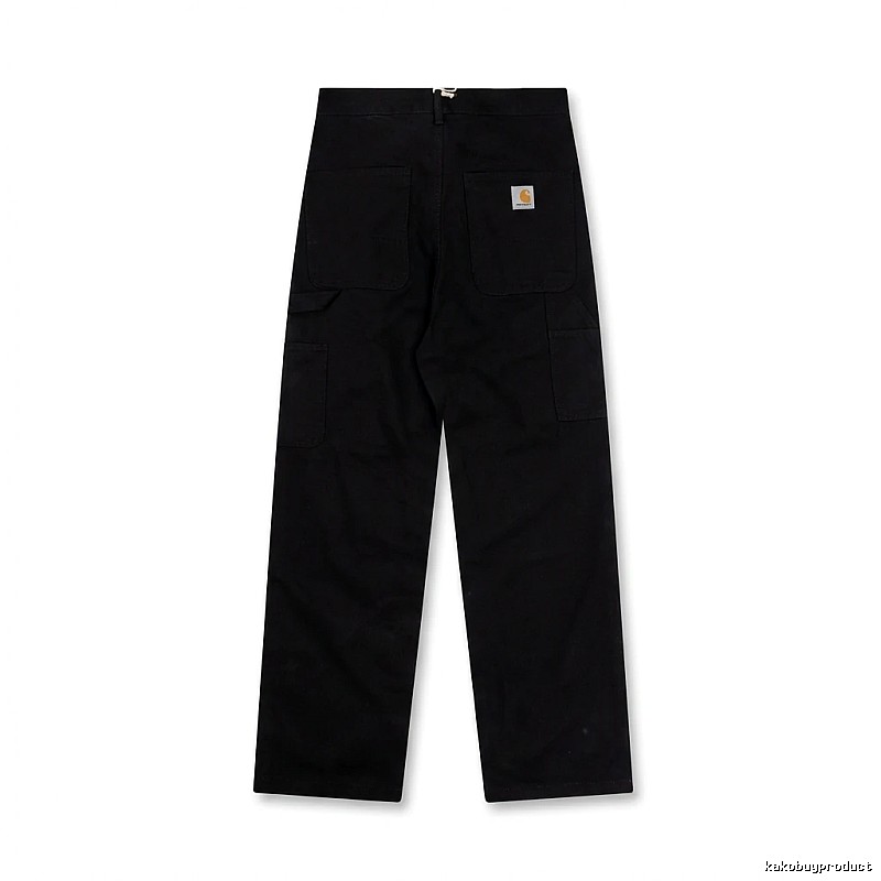 Carhartt workwear style black long trousers