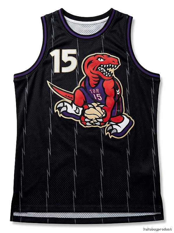 Carter's black-purple basketball jersey of the Raptors.