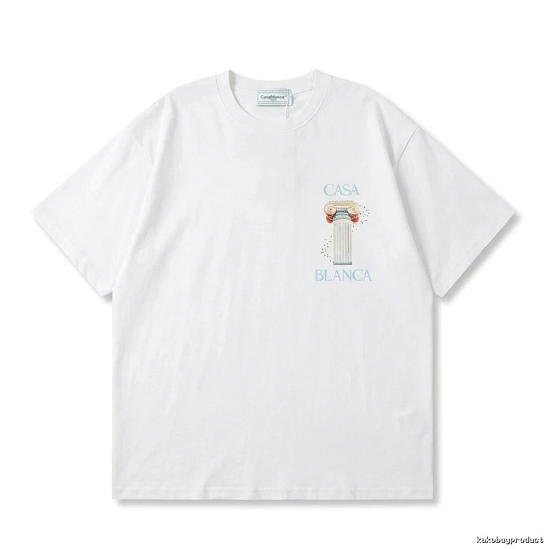 Casablanca Greek column style white T-shirt