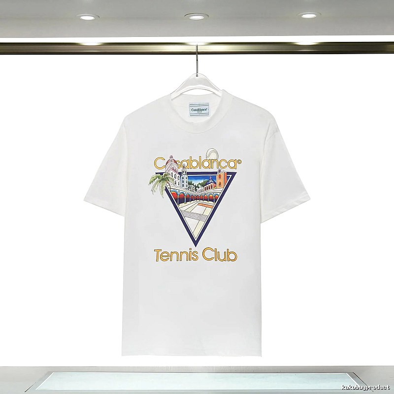 Casablanca retro style white T-shirt