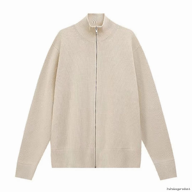 Casual Zip jacket Black Minimalist Full for Streetwear Looks