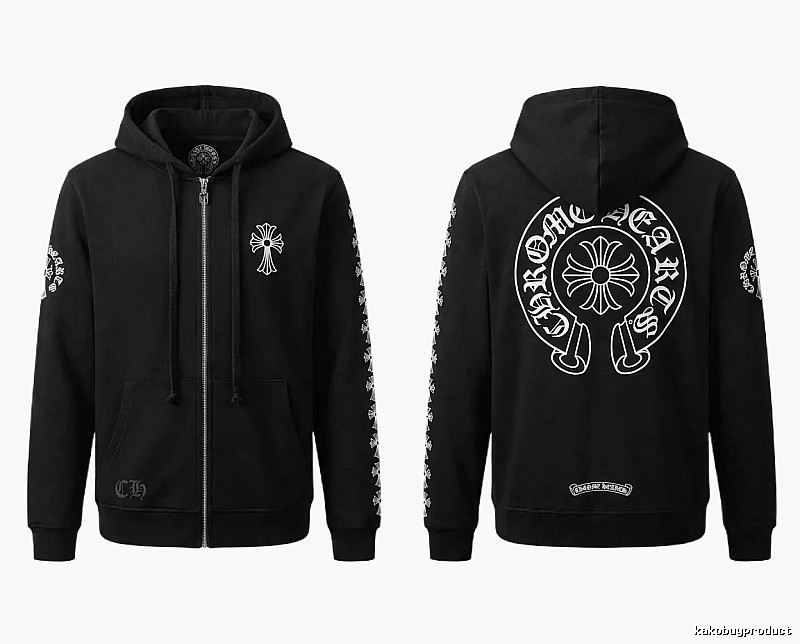 Chrome Hearts Cross Trendy Cool Black Sweatshirt