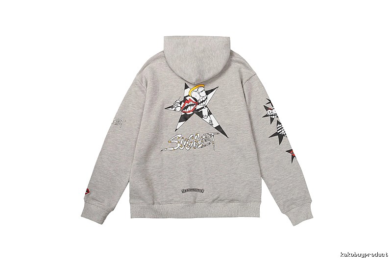 Chrome Hearts Patterned Cross graphic hoodie Black Blue Cross with Signature Styling