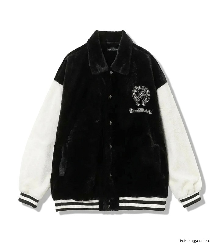 Chrome Hearts Retro Style Black and White Jacket