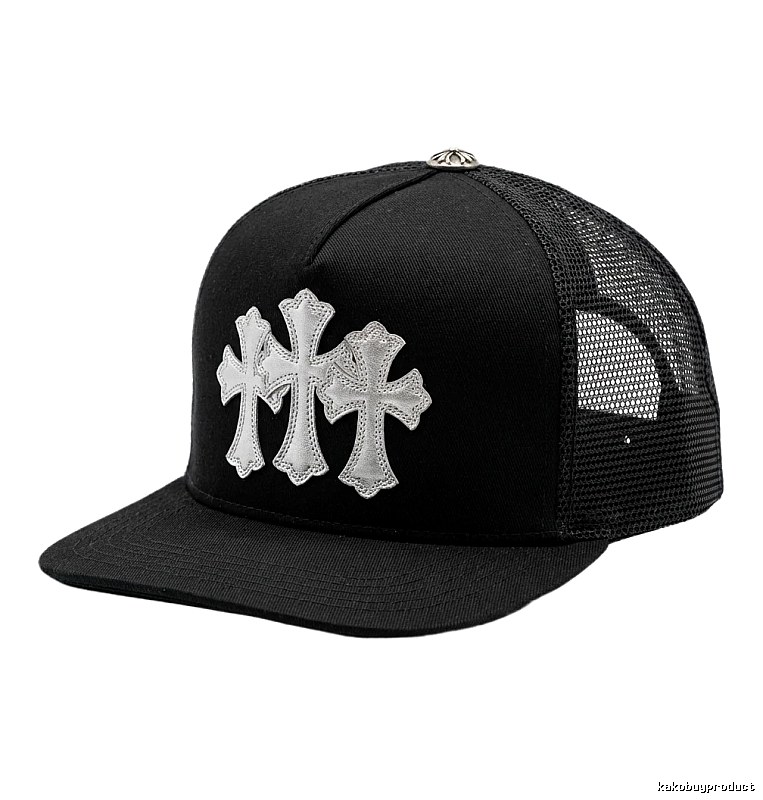 Chrome Hearts Silver Jewelry Black Tide Hat