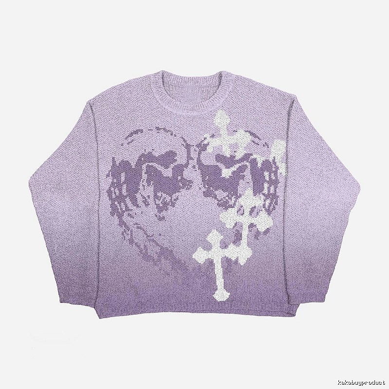 Compact Anime graphic sweater Black Knit Top for Sport-Inspired Styling