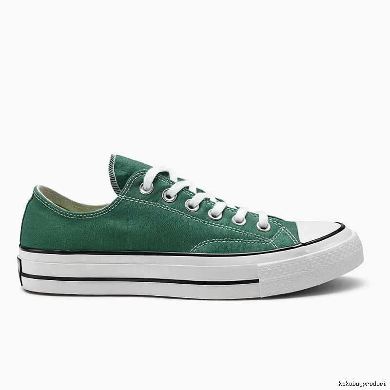 Converse classic green canvas shoes