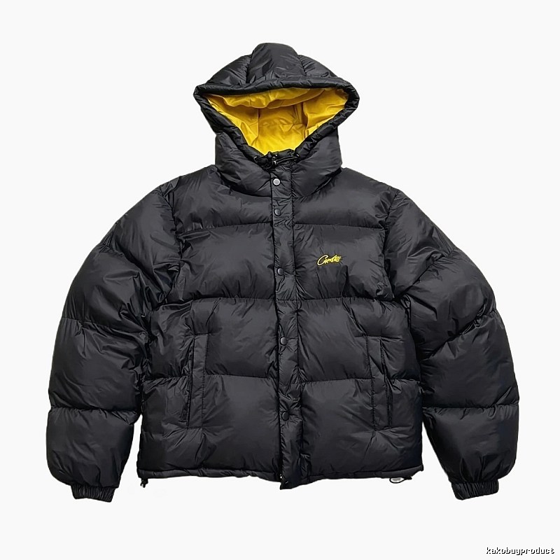 Corteiz Black Trendy and Cool Down Jacket
