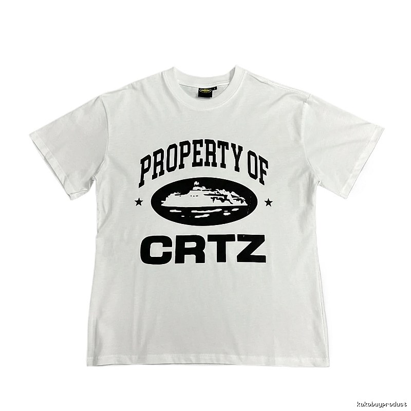 Corteiz letter - printed white T - shirt