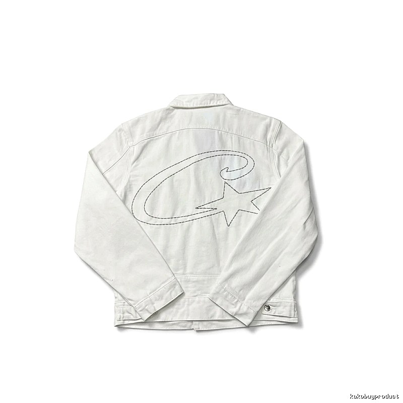 Corteiz Letter Star Minimalist Style White Jacket
