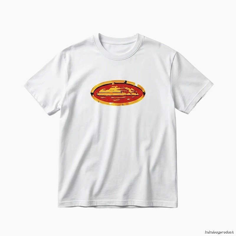 Corteiz Printed Trendy Brand White T-shirt