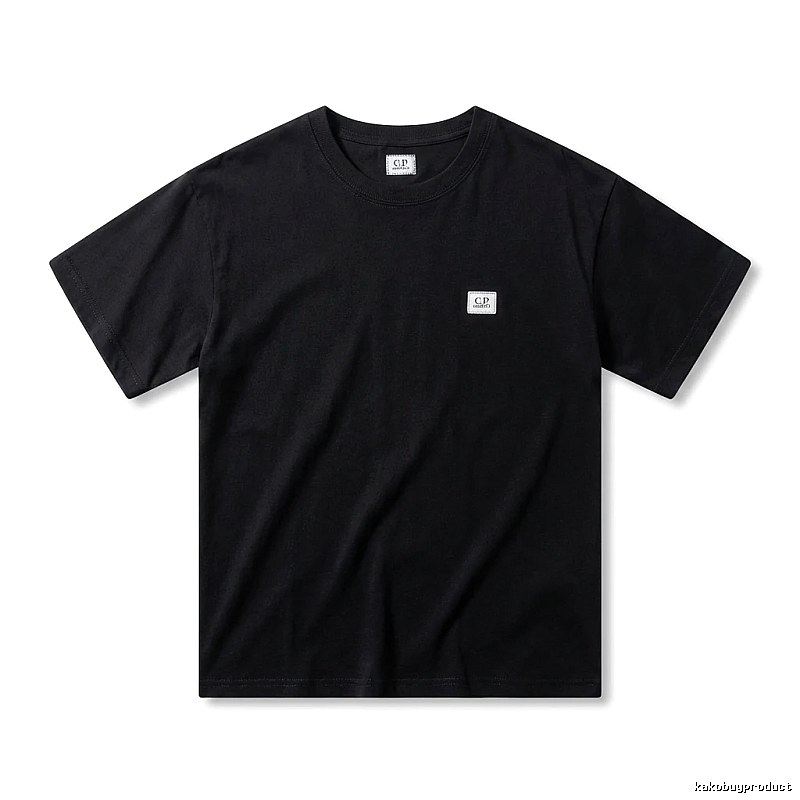 C.P. Basic Style Simple Black T-shirt