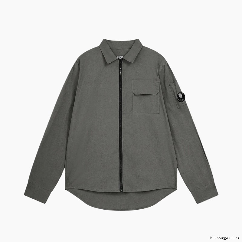 C.P. Grey Workwear Style Shirt