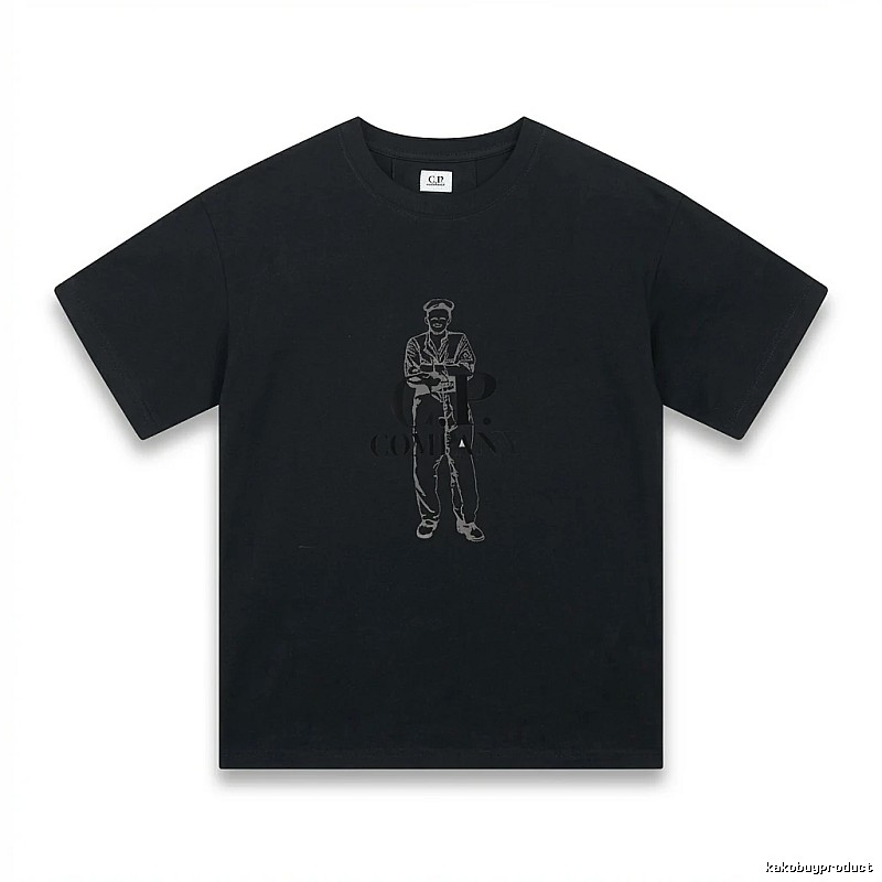 C.P. retro style black T-shirt