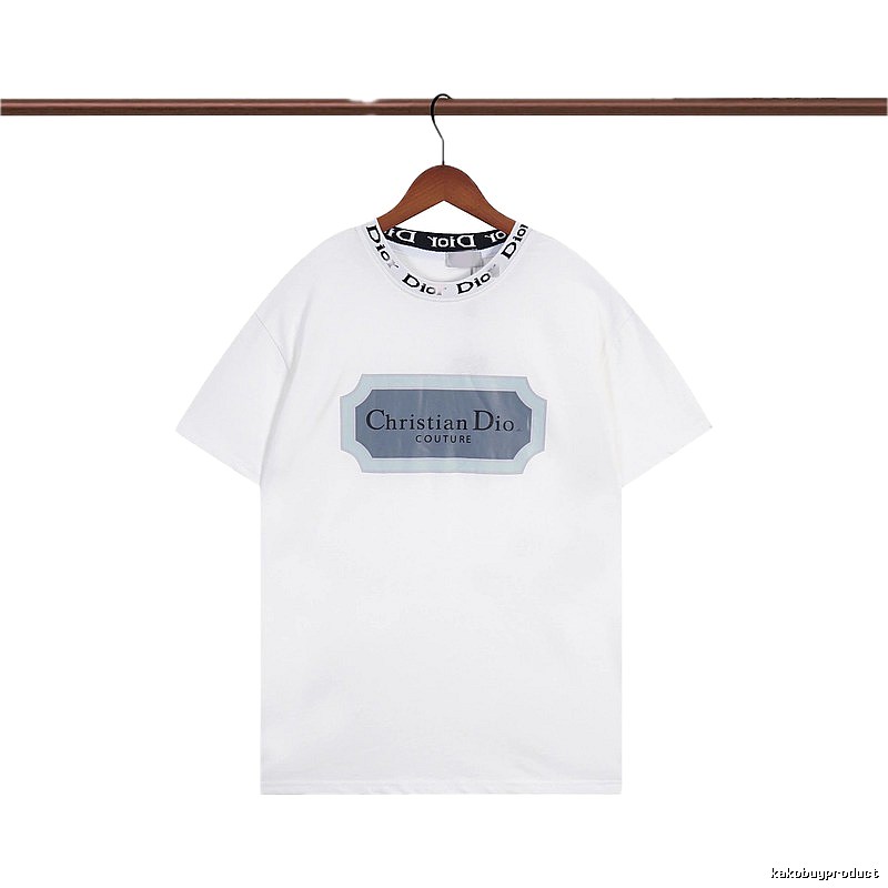 Dior Couture Minimalist Style White Short-sleeve T-shirt