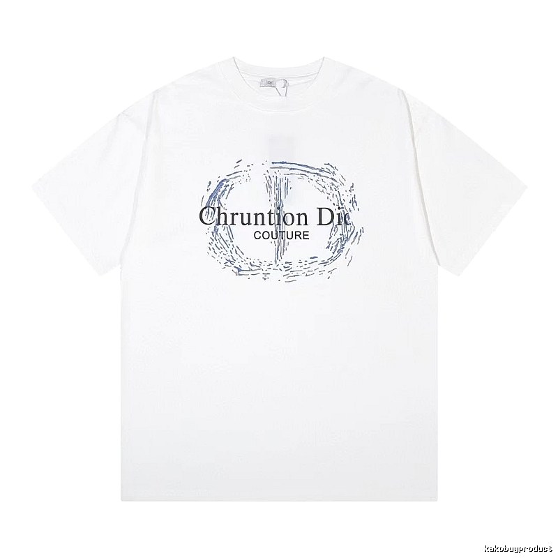 Dior Couture Trendy Style White Short-sleeve T-shirt