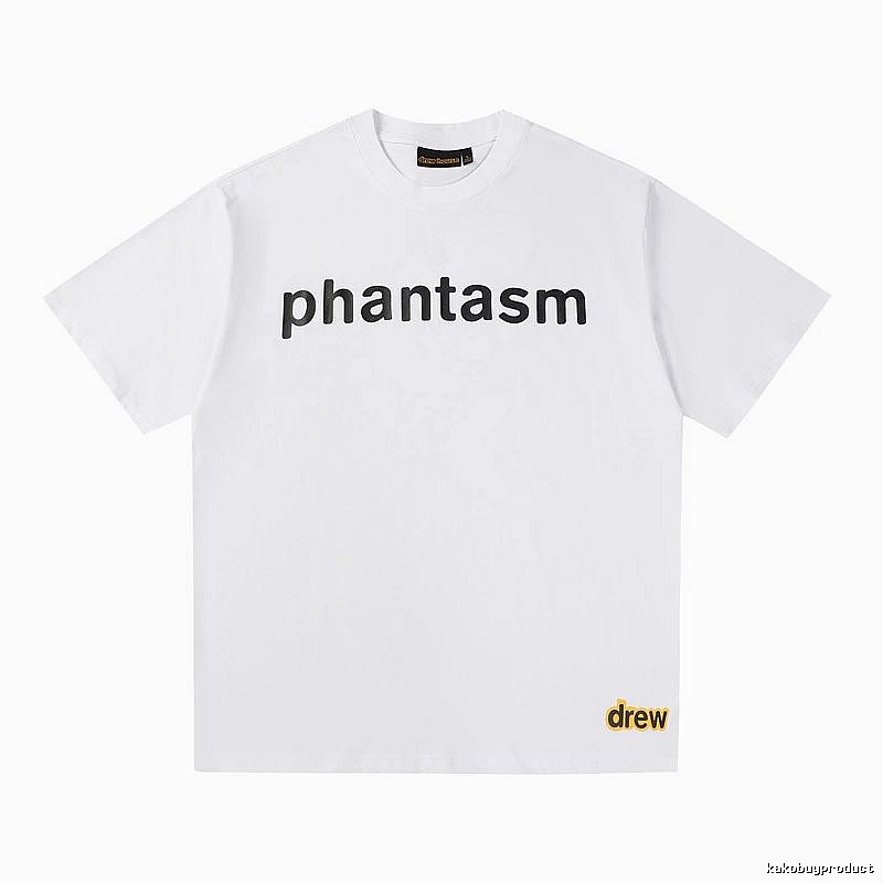DREW Letter Print Street Style White T-shirt