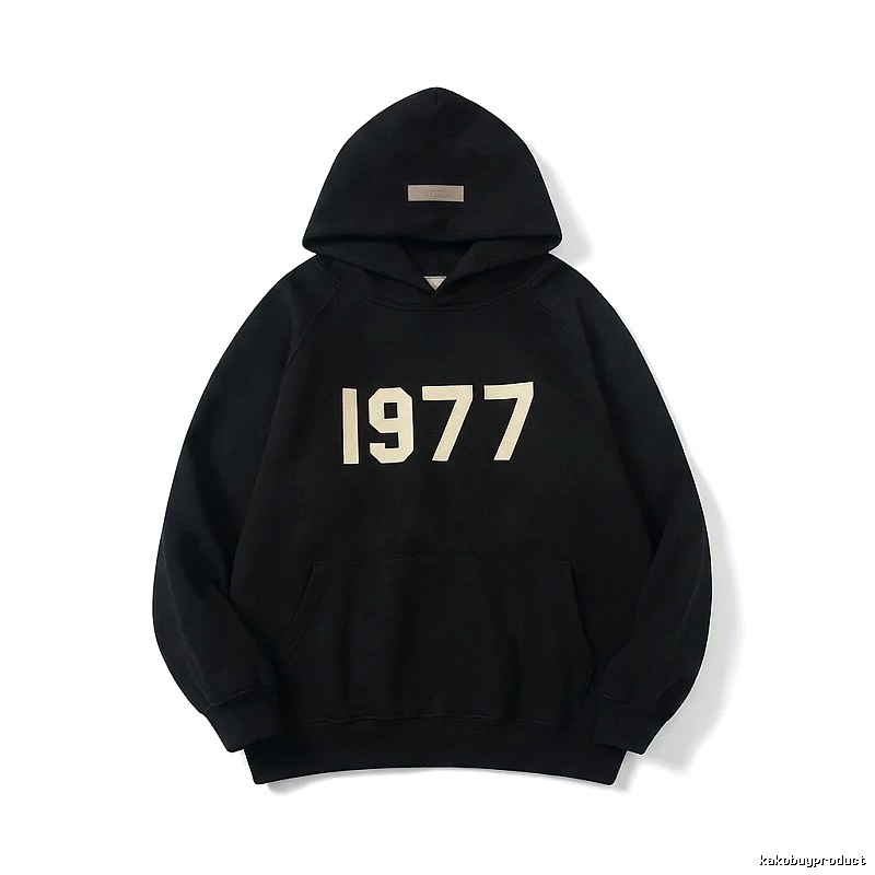 ESSENTIALS 1977 Series Black Sweatshirt