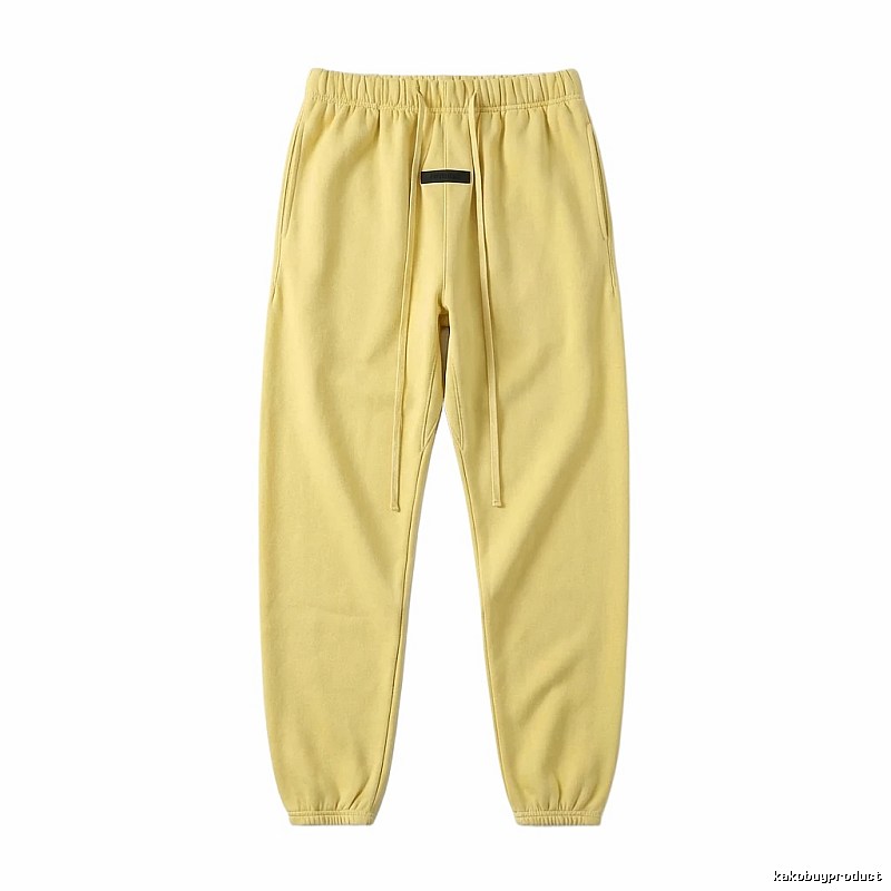 ESSENTIALS Basic Casual Yellow Sweatpants
