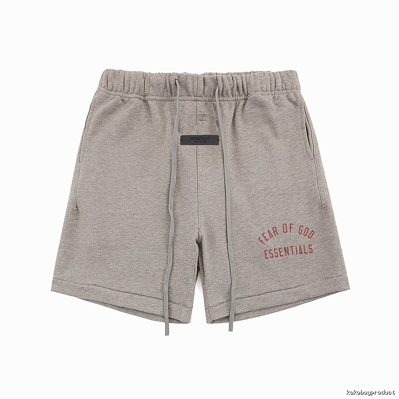 ESSENTIALS casual style grey shorts