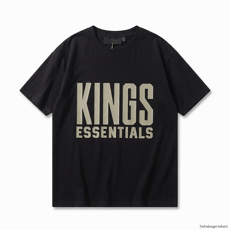 ESSENTIALS KINGS Style Black T - Shirt