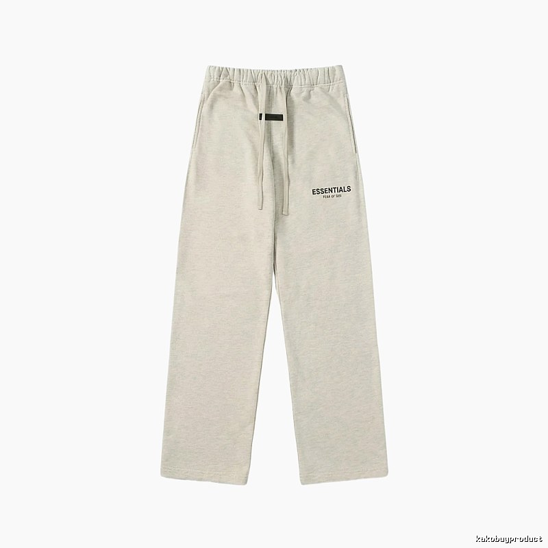 ESSENTIALS minimalist light gray sweatpants