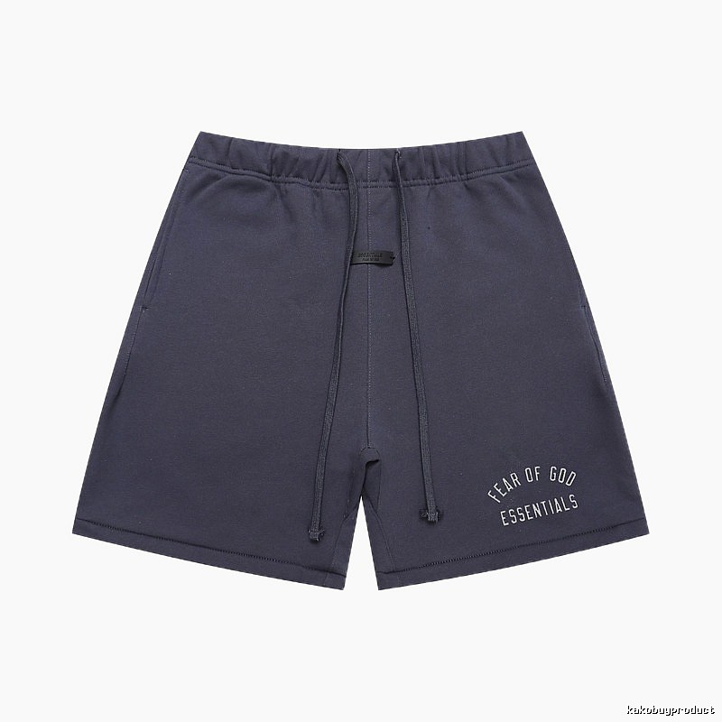 ESSENTIALS minimalist style dark gray shorts