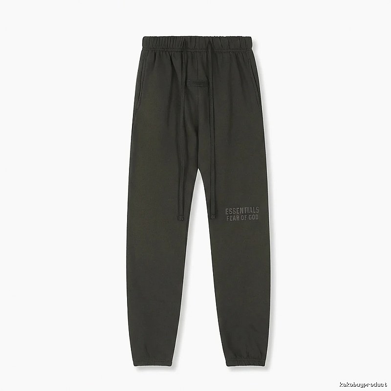 ESSENTIALS minimalist style dark gray sweatpants