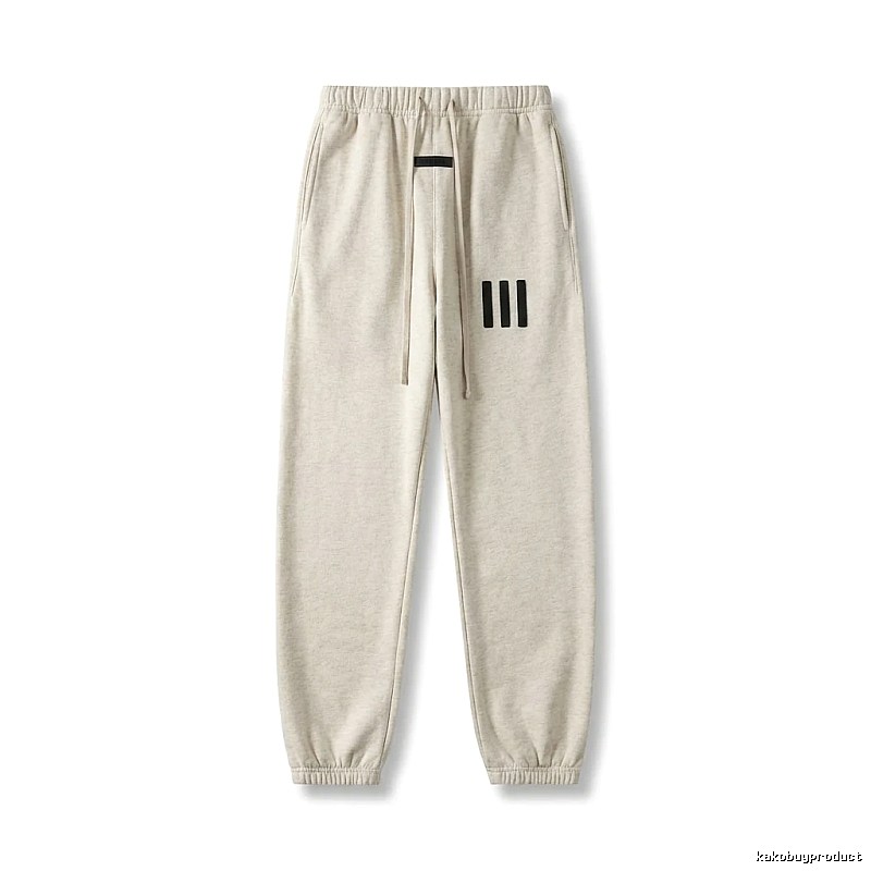 ESSENTIALS minimalist style light gray sweatpants