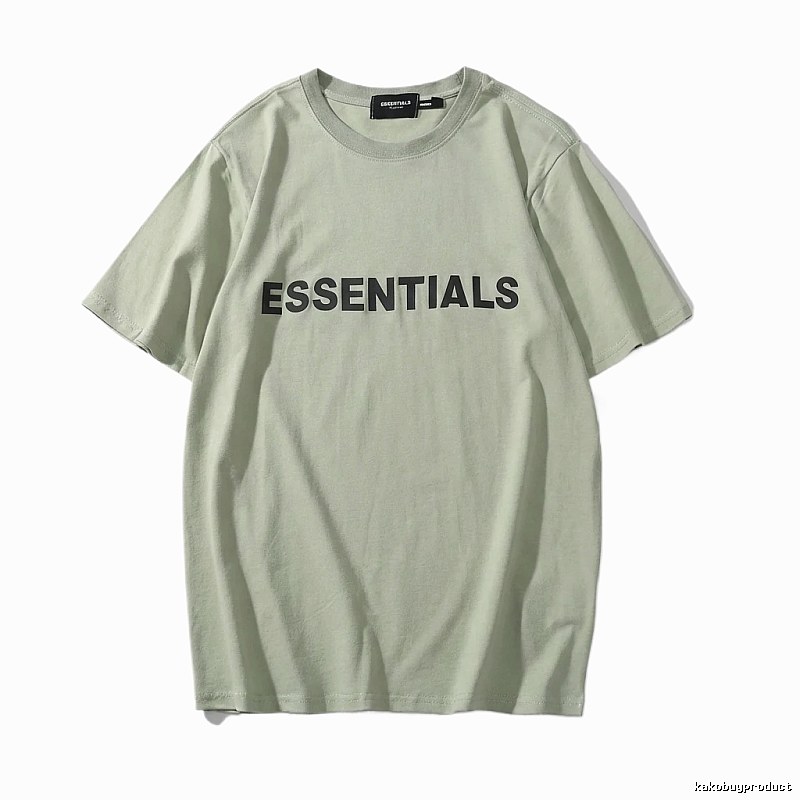 ESSENTIALS minimalist style light green T-shirt