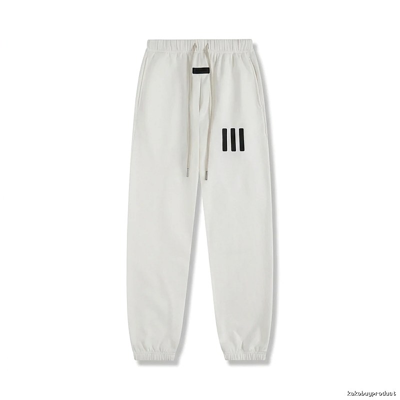 ESSENTIALS minimalist style white sweatpants