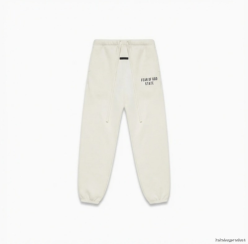 ESSENTIALS minimalist style white sweatpants