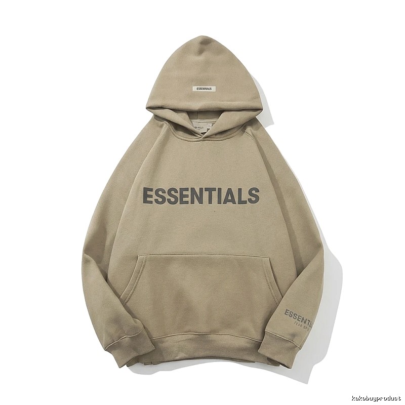 ESSENTIALS Simple Style Khaki Sweatshirt