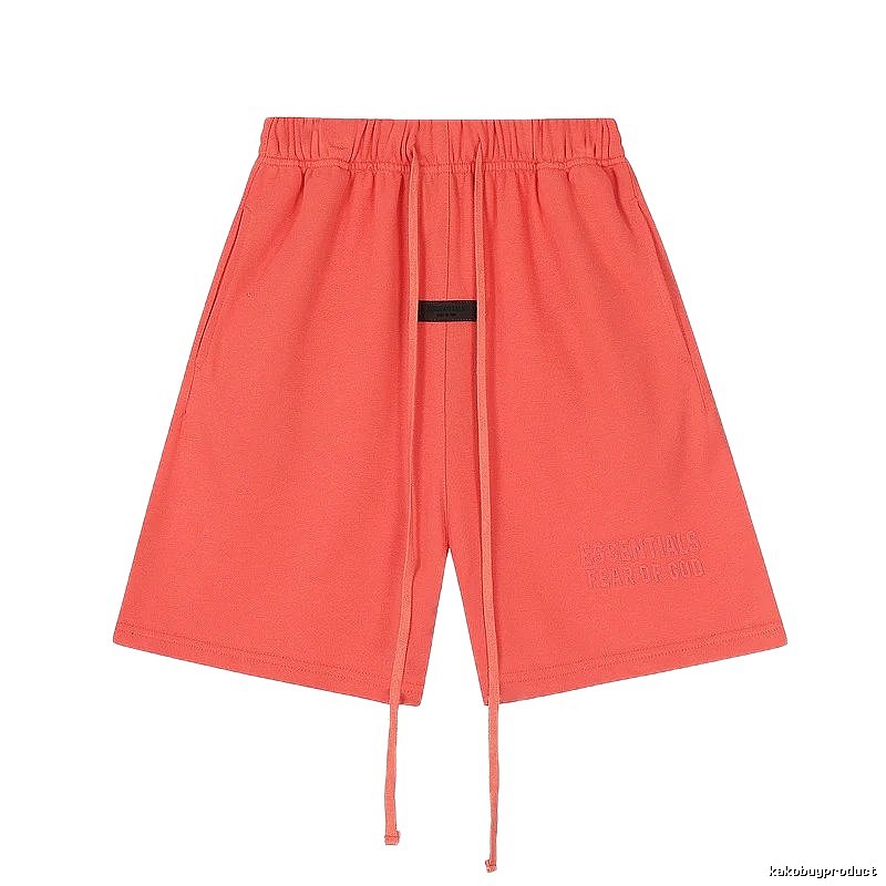 ESSENTIALS Simple Style Orange Shorts