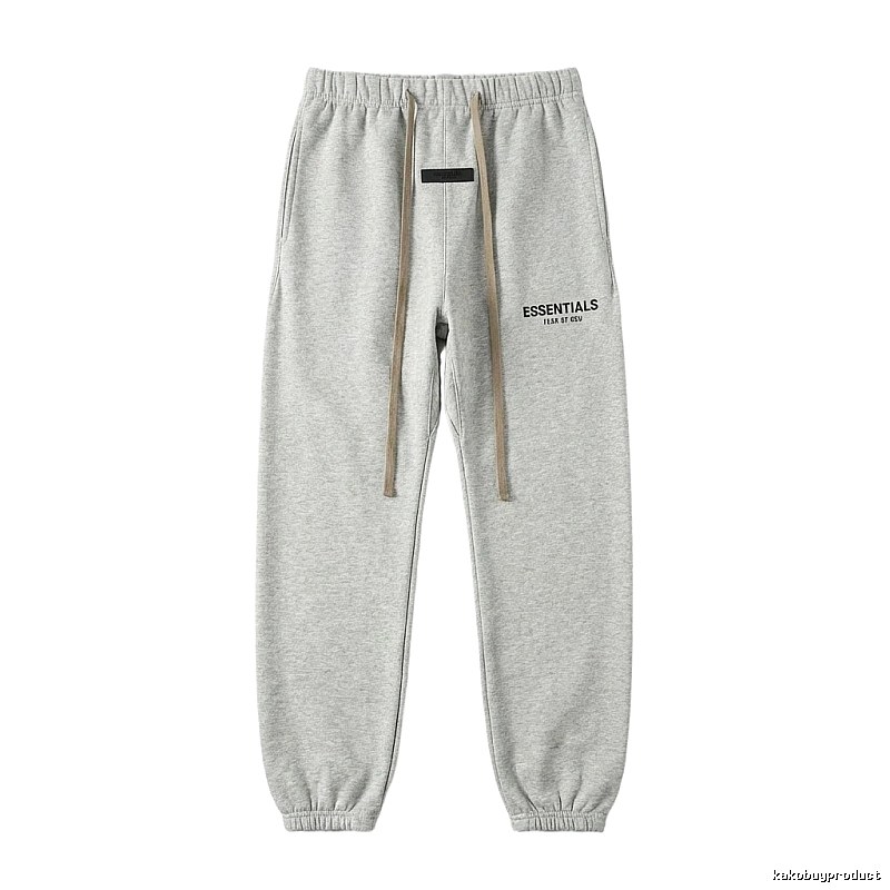ESSENTIALS Trendy Brand Light Gray Sweatpants