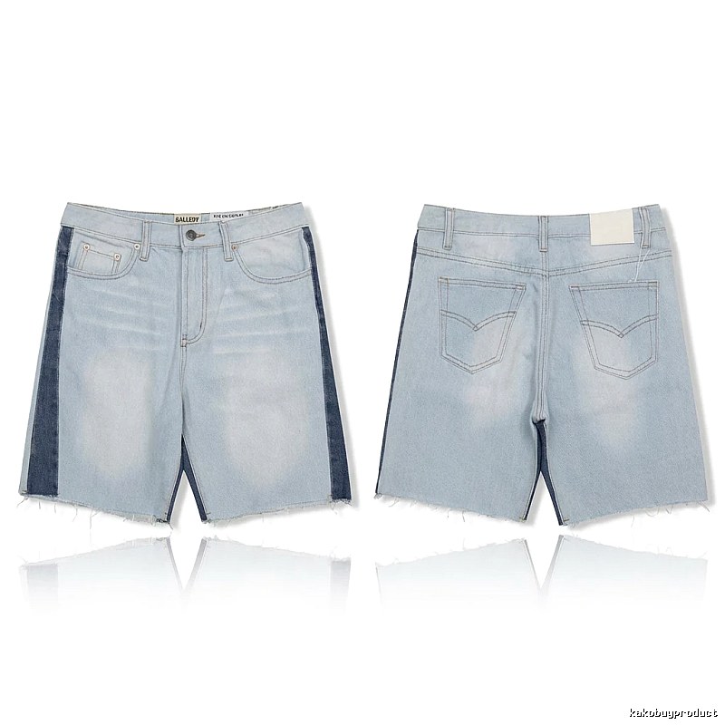 Gallery Dept denim-style light blue shorts