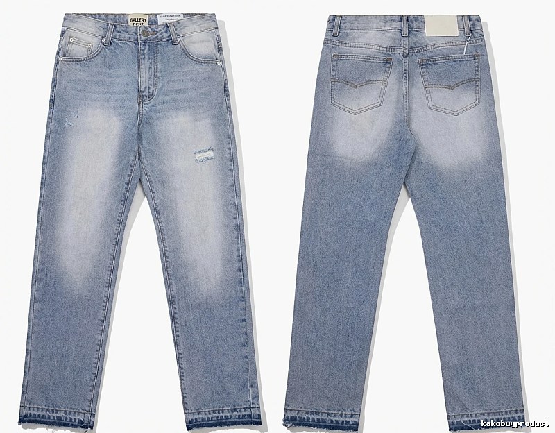Gallery Dept. distressed light blue jeans
