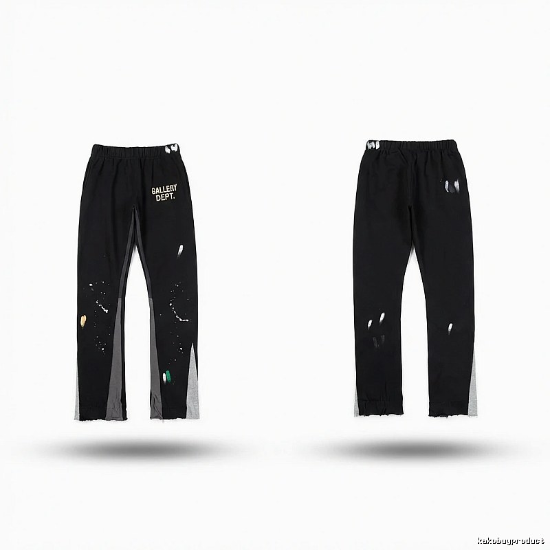 Gallery Dept Graffiti Street Style Black Pants