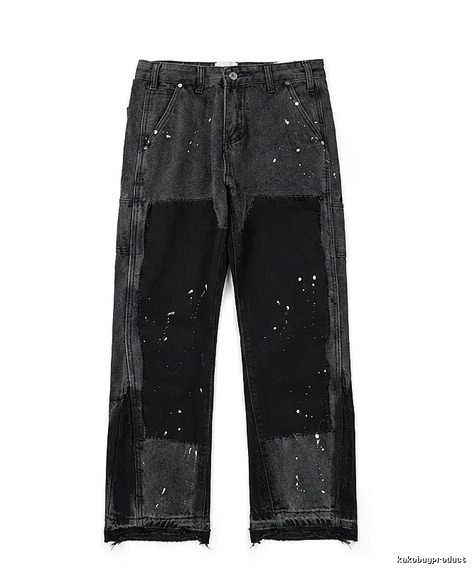 Gallery Dept Graffiti-style Black Jeans