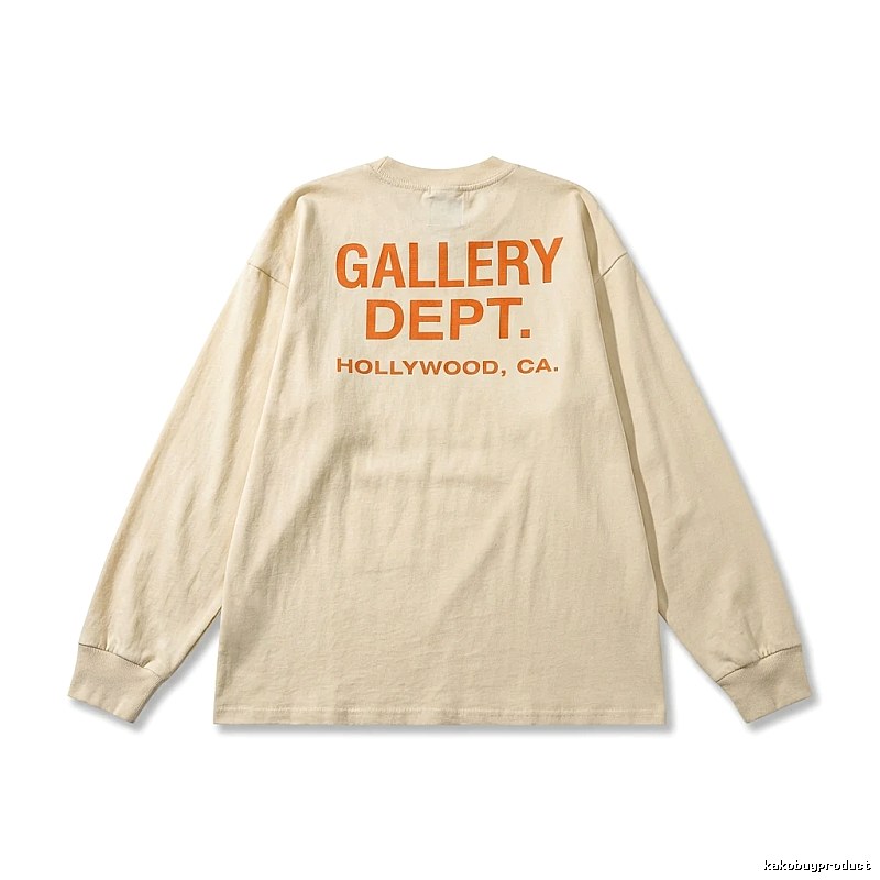 Gallery Dept retro-style beige long-sleeve