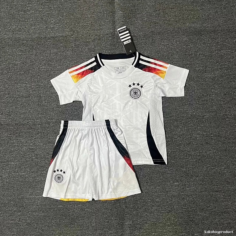 Germany Classic Soccer jersey set White Germany Football for Daily Styling