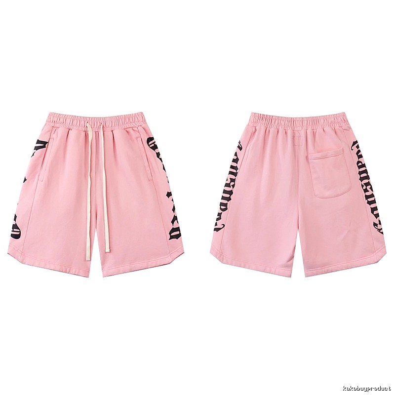 Godspeed Gothic Print Street Style Pink Shorts