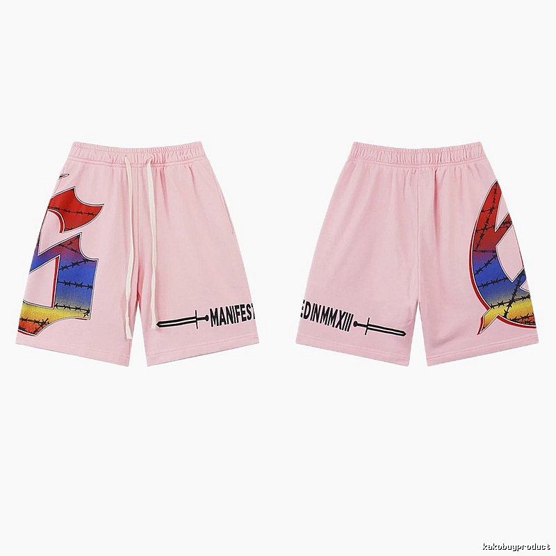 Godspeed Gradient Print Street Style Pink Shorts