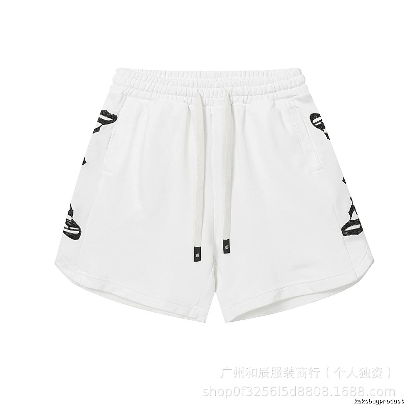 Godspeed Rhinestone Street Style White Shorts