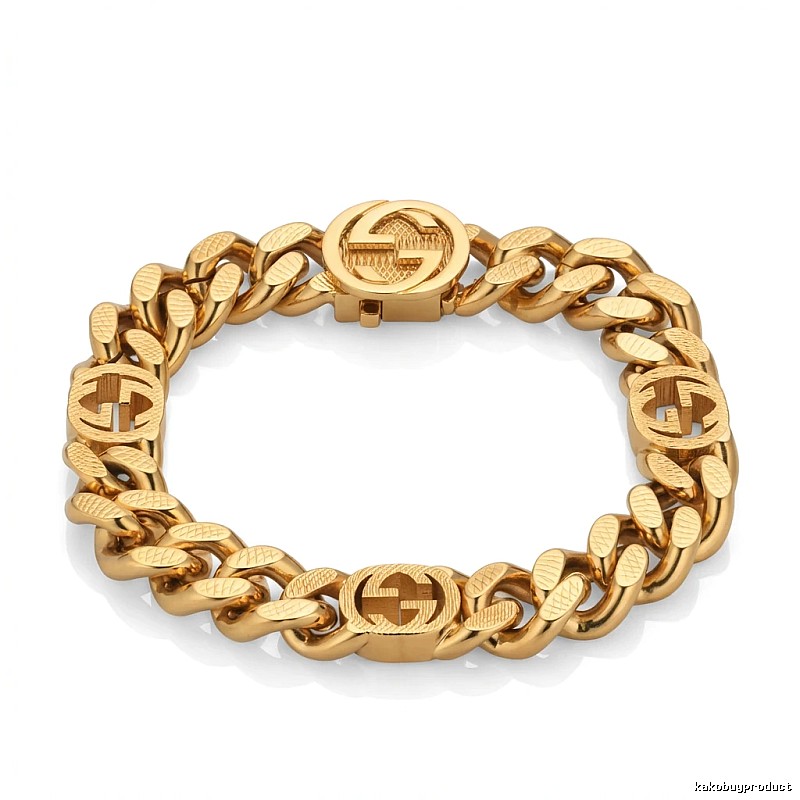Gucci golden retro-style bracelet
