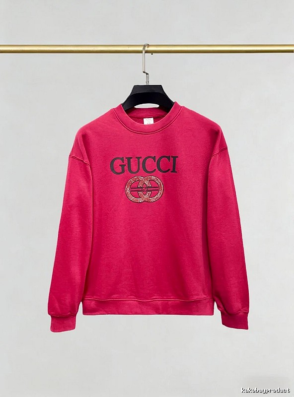Gucci Pink Crewneck Sweatshirt with Gucci Sweatshirt for Photo Ready