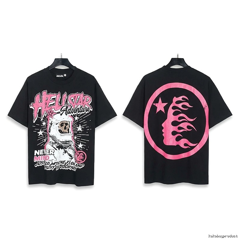 Hellstar Trendy and Cool Black Short-sleeve