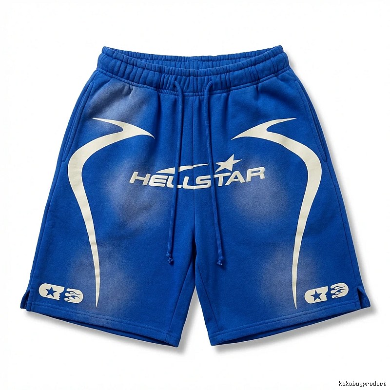 Hellstar Trendy Blue Shorts