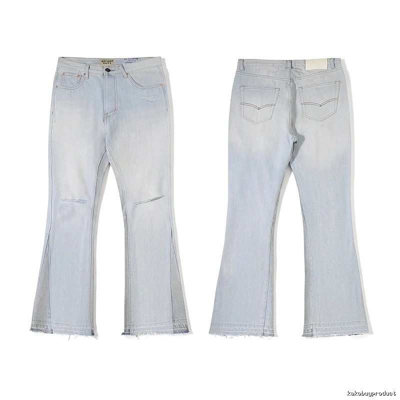Hole-flared jeans from Gallery Dept.